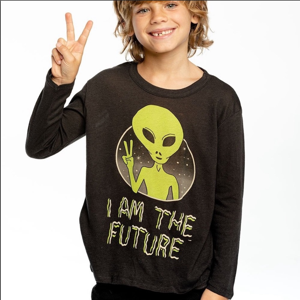 Chaser – “I Am The Future” Alien, Peace Boys Tee